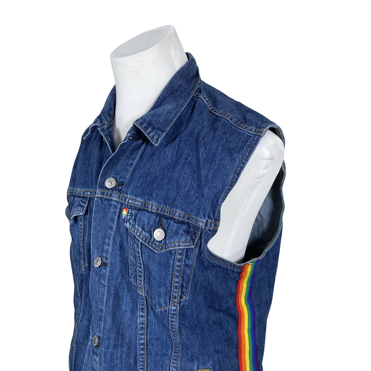 Unisex Levi's - Denim vest, size L - Blue (2)