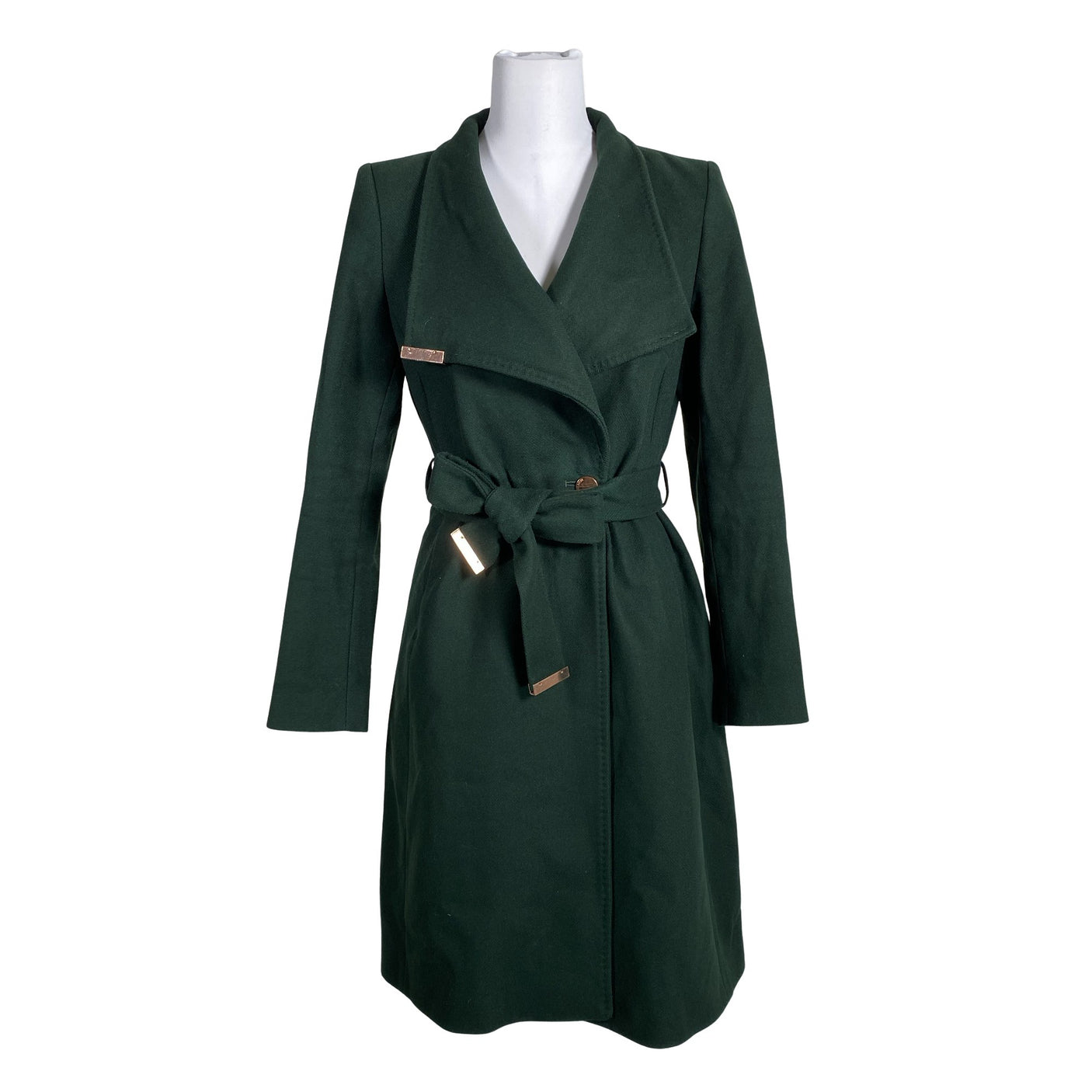 Unisex Ted Baker - Wool coat, size 38 - Green (1)