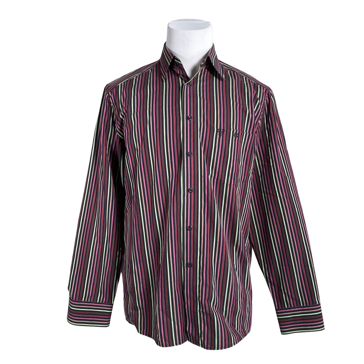 Unisex Casa Moda - Collared shirt, size M - Black (1)