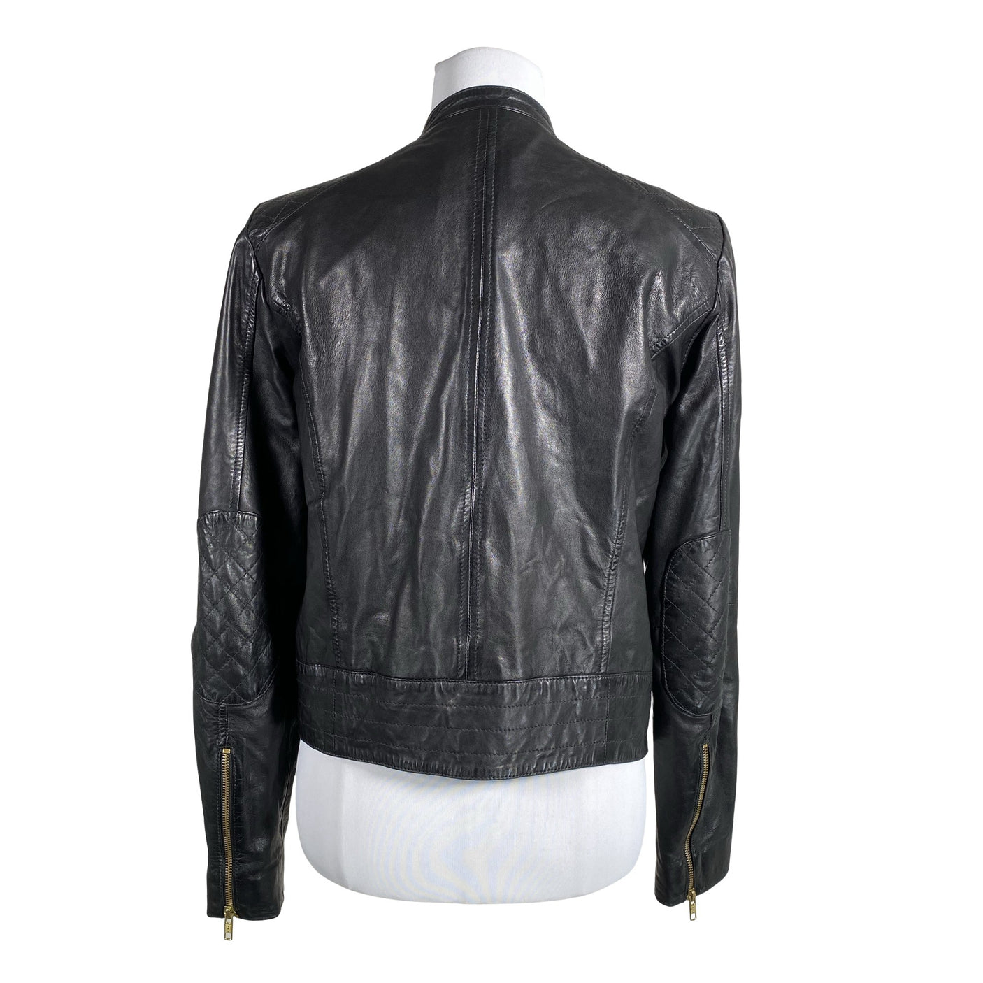 Unisex InWear - Leather jacket, size 38 - Black (2)