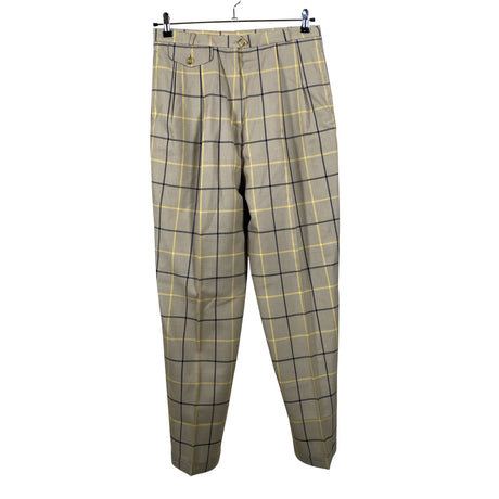 Unisex Burberrys' - Straight leg trousers, size 40 - Beige ()