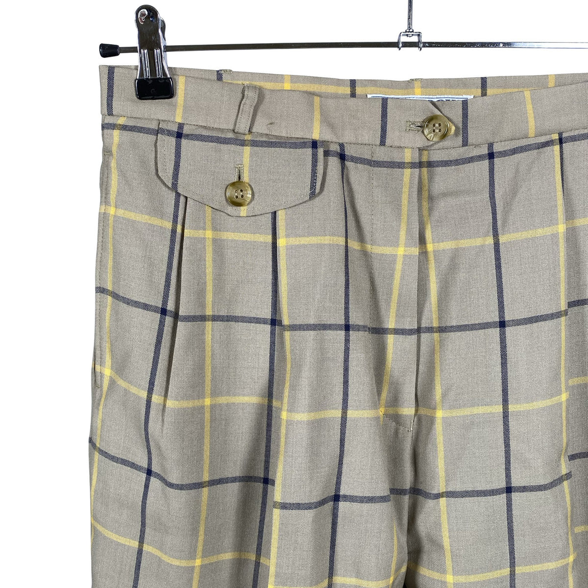 Unisex Burberrys' - Straight leg trousers, size 40 - Beige (2)