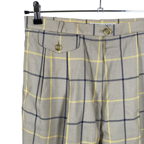 Unisex Burberrys' - Straight leg trousers, size 40 - Beige (2)