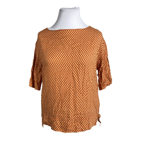 Unisex Benetton - Short-sleeved blouse, size 42 - Orange ()