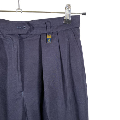 Unisex Burberrys' - Straight leg trousers, size 38 - Blue (2)