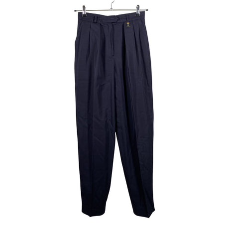 Unisex Burberrys' - Straight leg trousers, size 38 - Blue ()