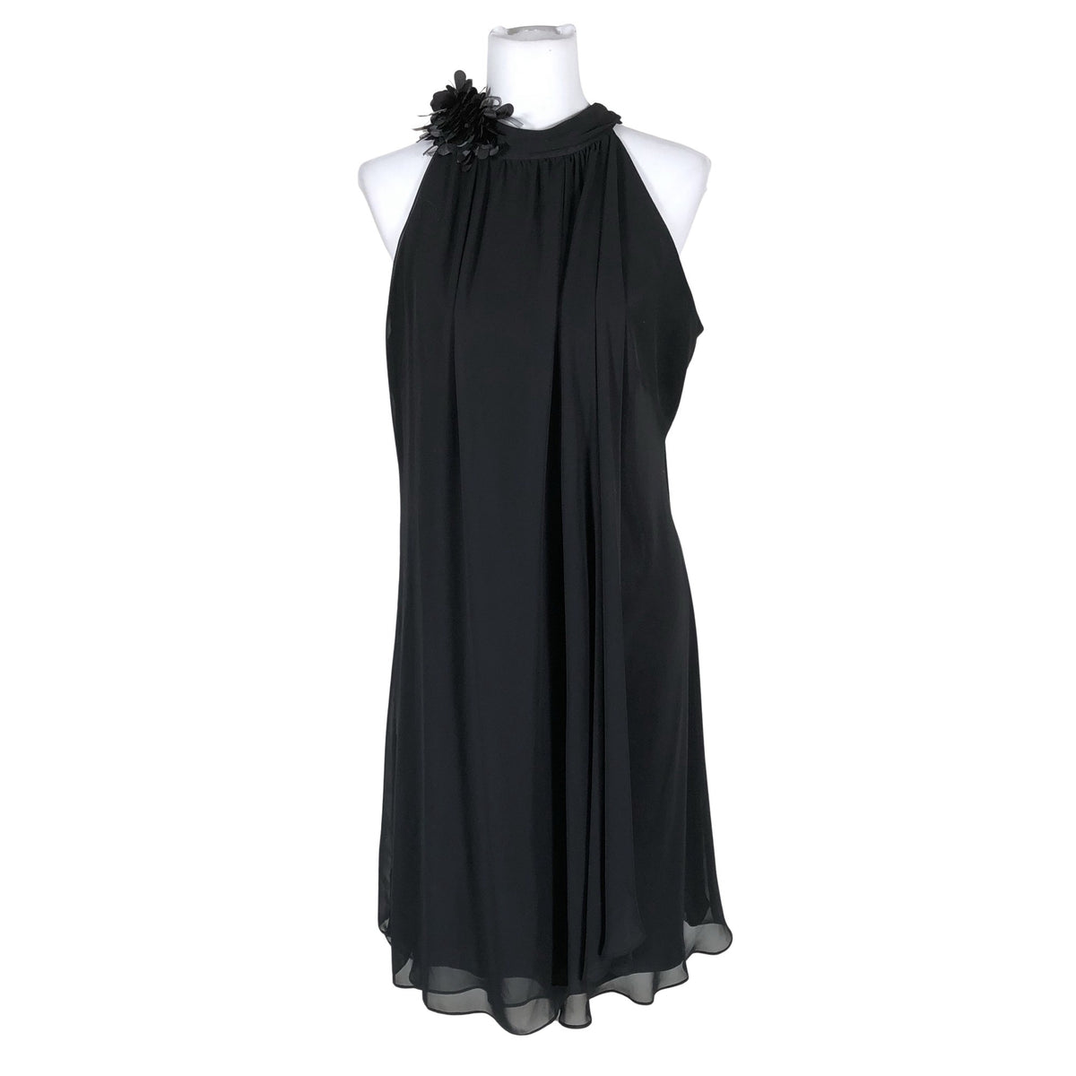 Unisex Vera Mont - Schiffon dress, size 40 - Black (1)