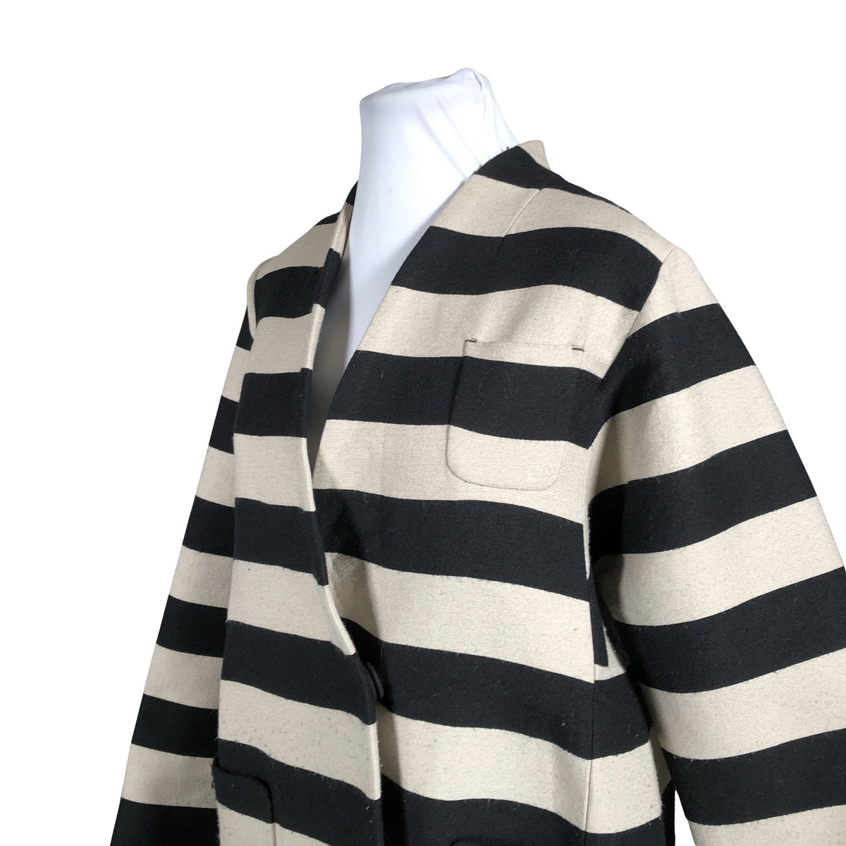 Unisex Marimekko - Wool coat, size 44 - Beige (2)