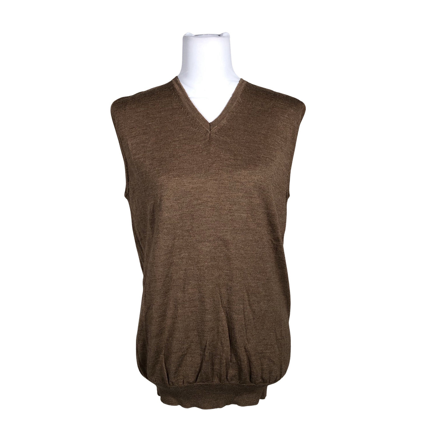 Unisex Sinnuu - Knit vest, size 38 - Brown (1)