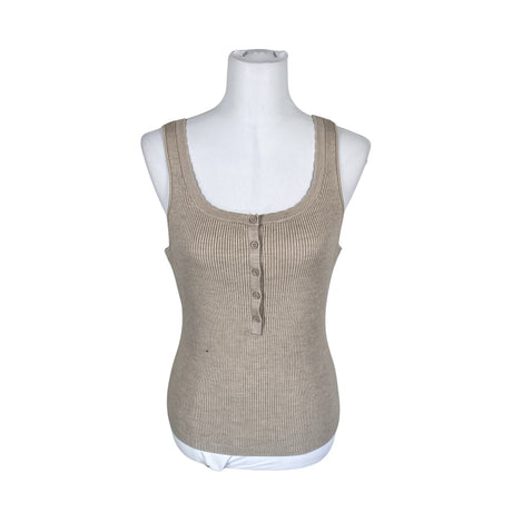 Unisex &Other Stories - Tricot tank top, size 36 - Brown ()