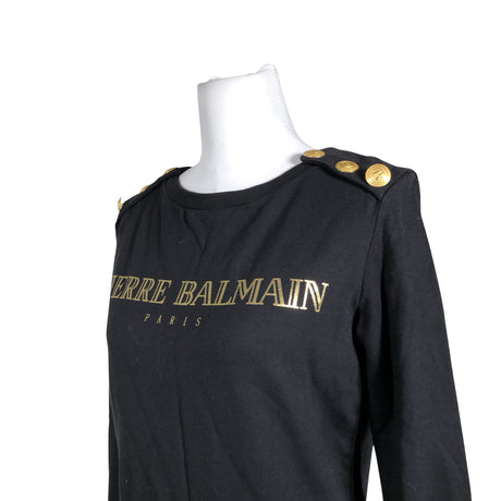 Unisex Pierre Balmain - Sweatshirt, size 36 - Black (2)