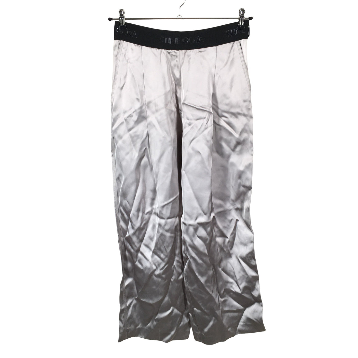 Unisex Stine Goya - Schiffon trousers, size 38 - Gray (1)
