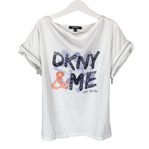 Unisex DKNY - T-shirt, size 134 - 140 - White (1)
