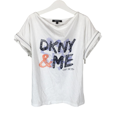 Unisex DKNY - T-shirt, size 134 - 140 - White ()