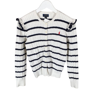 Unisex Polo Ralph Lauren - Cardigan, size 158 - 164 - White (1)