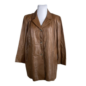 Unisex Atelier Goldner Schnitt - Leather jacket, size 50 - Brown (1)