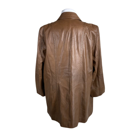 Unisex Atelier Goldner Schnitt - Leather jacket, size 50 - Brown (2)