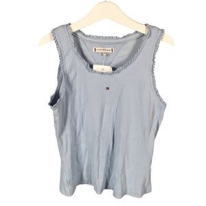 Unisex Tommy Hilfiger - Tricot tank top, size 146 - 152 - Light blue (1)