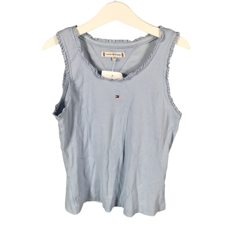 Unisex Tommy Hilfiger - Tricot tank top, size 146 - 152 - Light blue ()