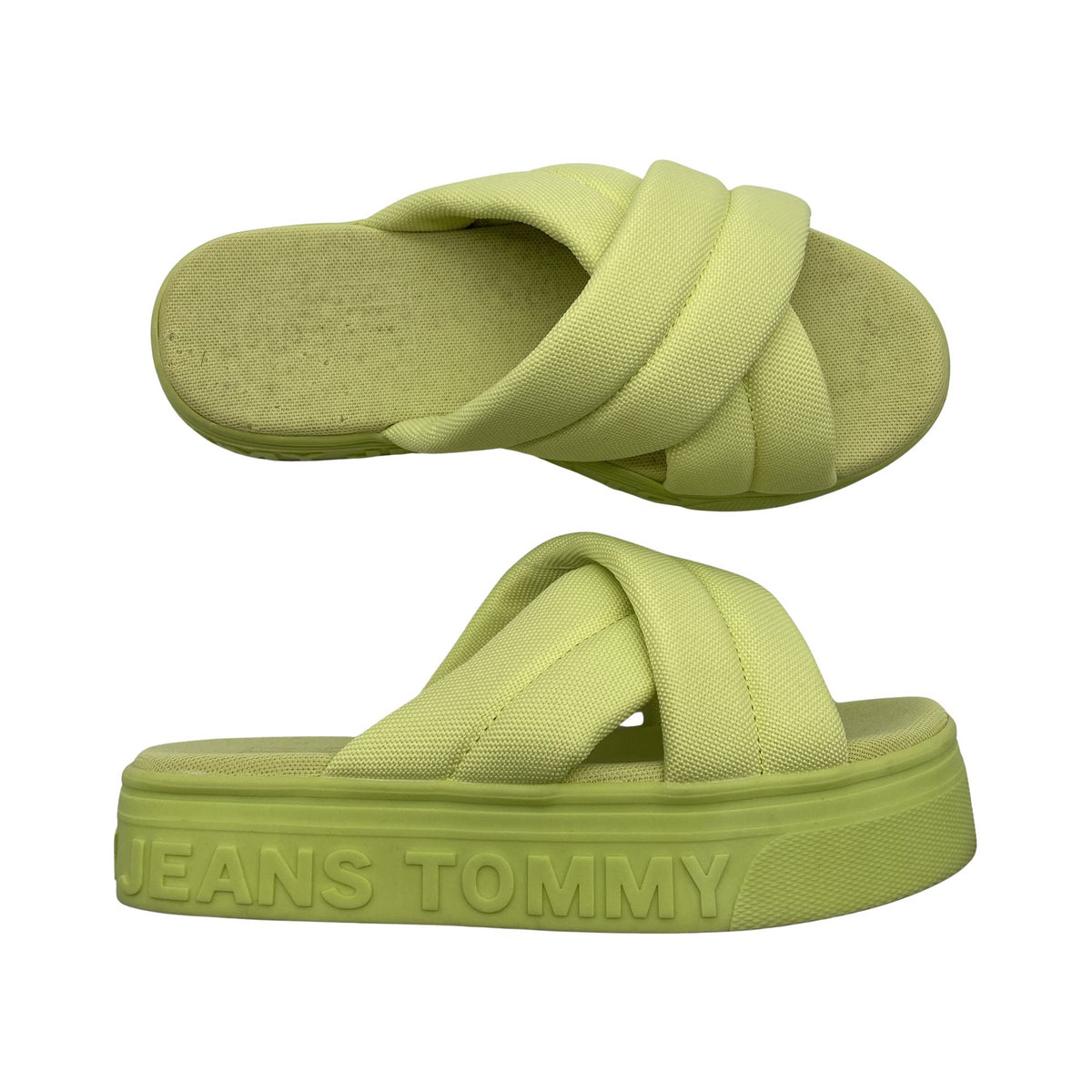 Unisex Tommy Jeans (Tommy Hilfiger) - Heeled sandals, size 38 - Green (1)