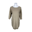 Unisex Your Face - Knit dress, size 40 - Beige ()