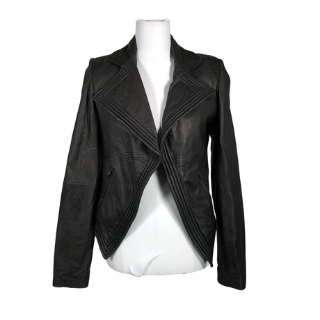 Unisex Your Face - Leather jacket, size 36 - Black ()