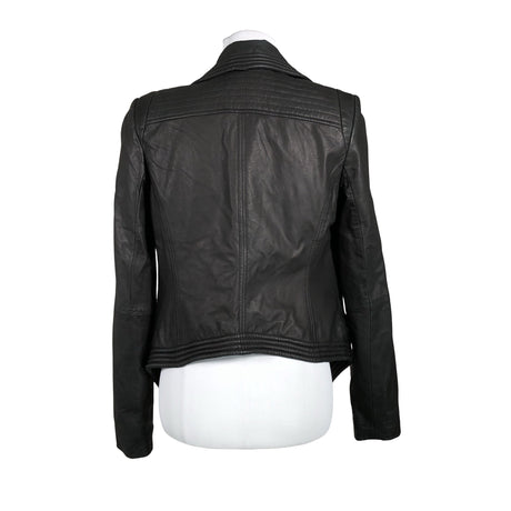 Unisex Your Face - Leather jacket, size 36 - Black (2)