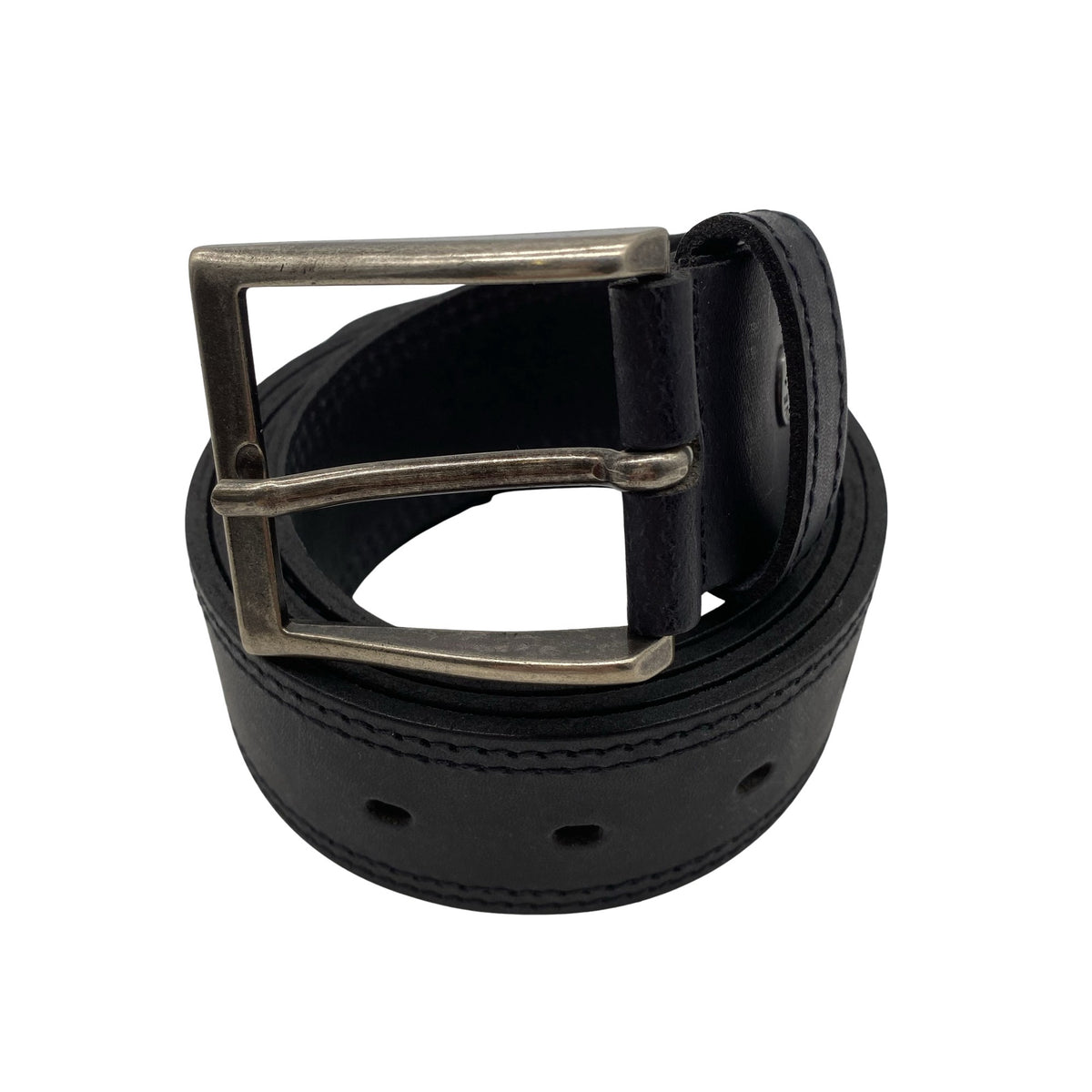 Unisex Camel Active - Leather belt, size Ei kokoa - Black (1)