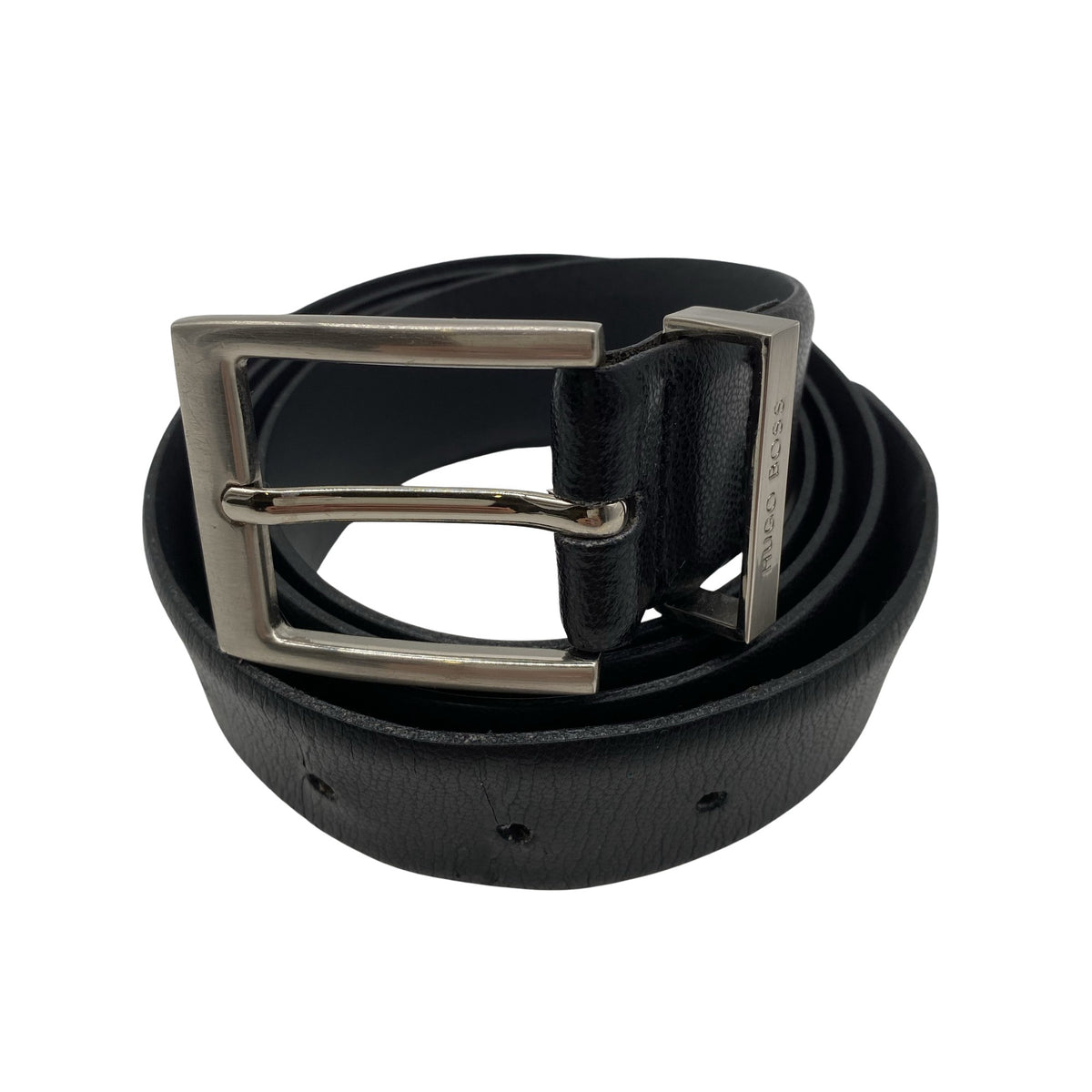 Unisex Hugo Boss - Leather belt, size Ei kokoa - Black (1)
