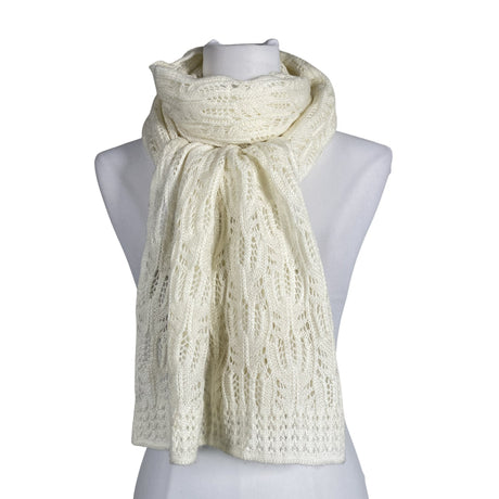 Unisex Handmade - Scarf, size Ei kokoa - White ()