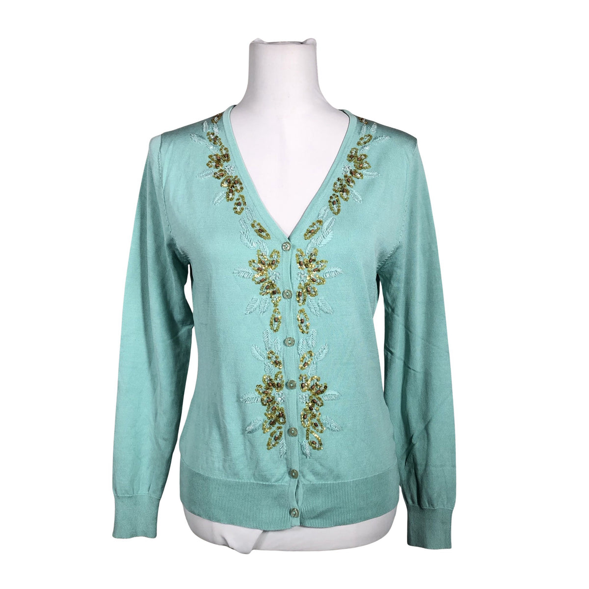 Unisex Ril's - Cardigan, size 40 - Green (1)