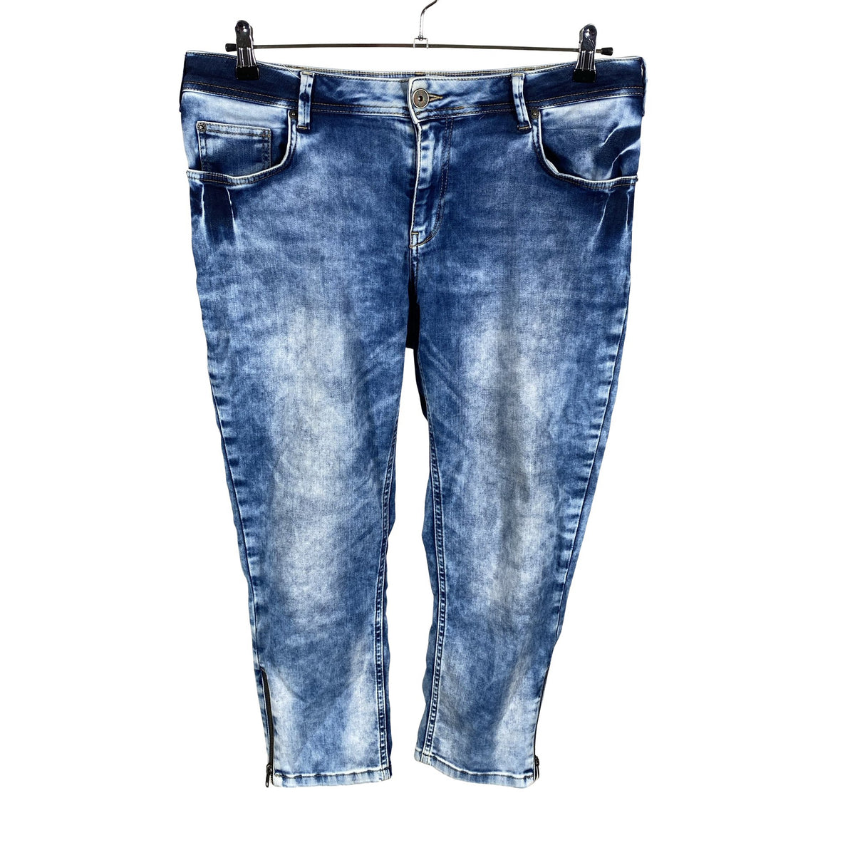 Unisex Zizzi - Capri jeans, size 46 - Blue (1)