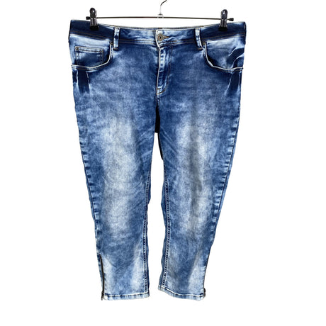 Unisex Zizzi - Capri jeans, size 46 - Blue ()