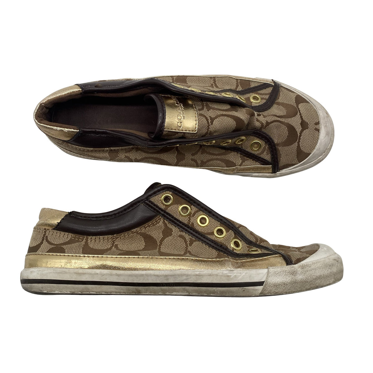 Unisex Coach - Casual sneakers, size 38 - Brown (1)