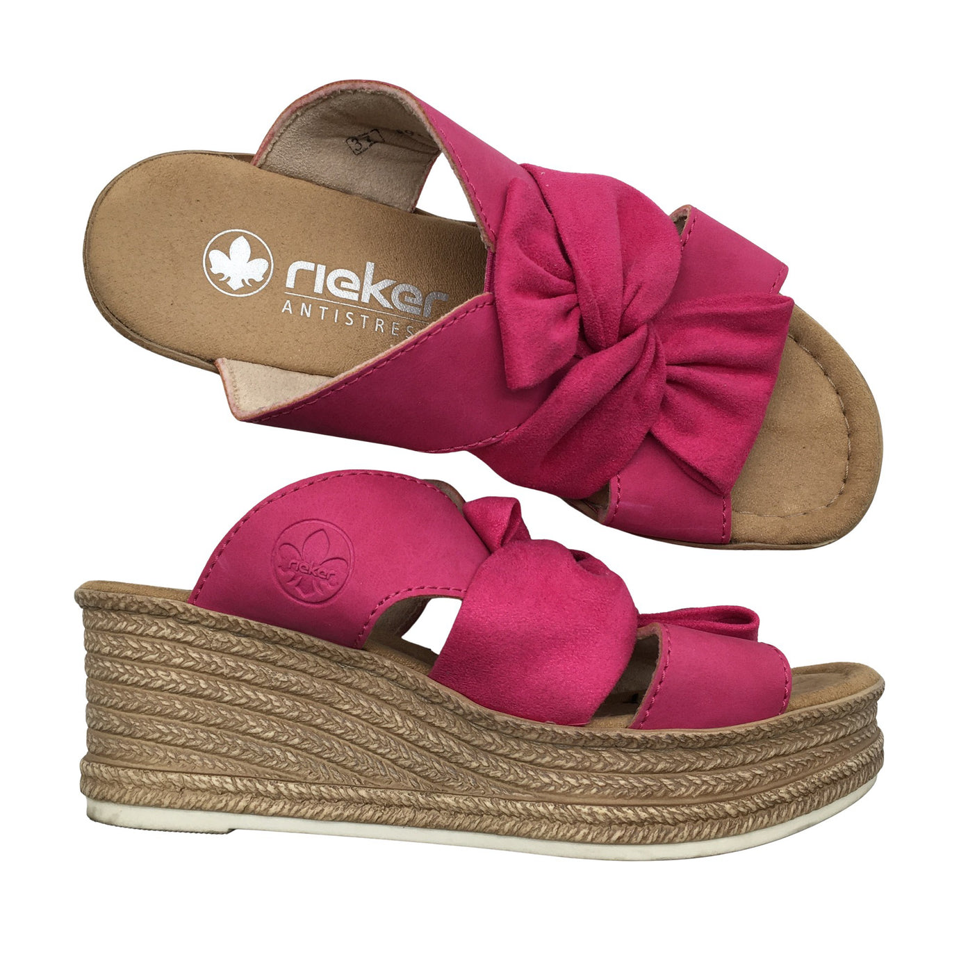 Unisex Rieker - Wedge sandals, size 37 - Pink (1)