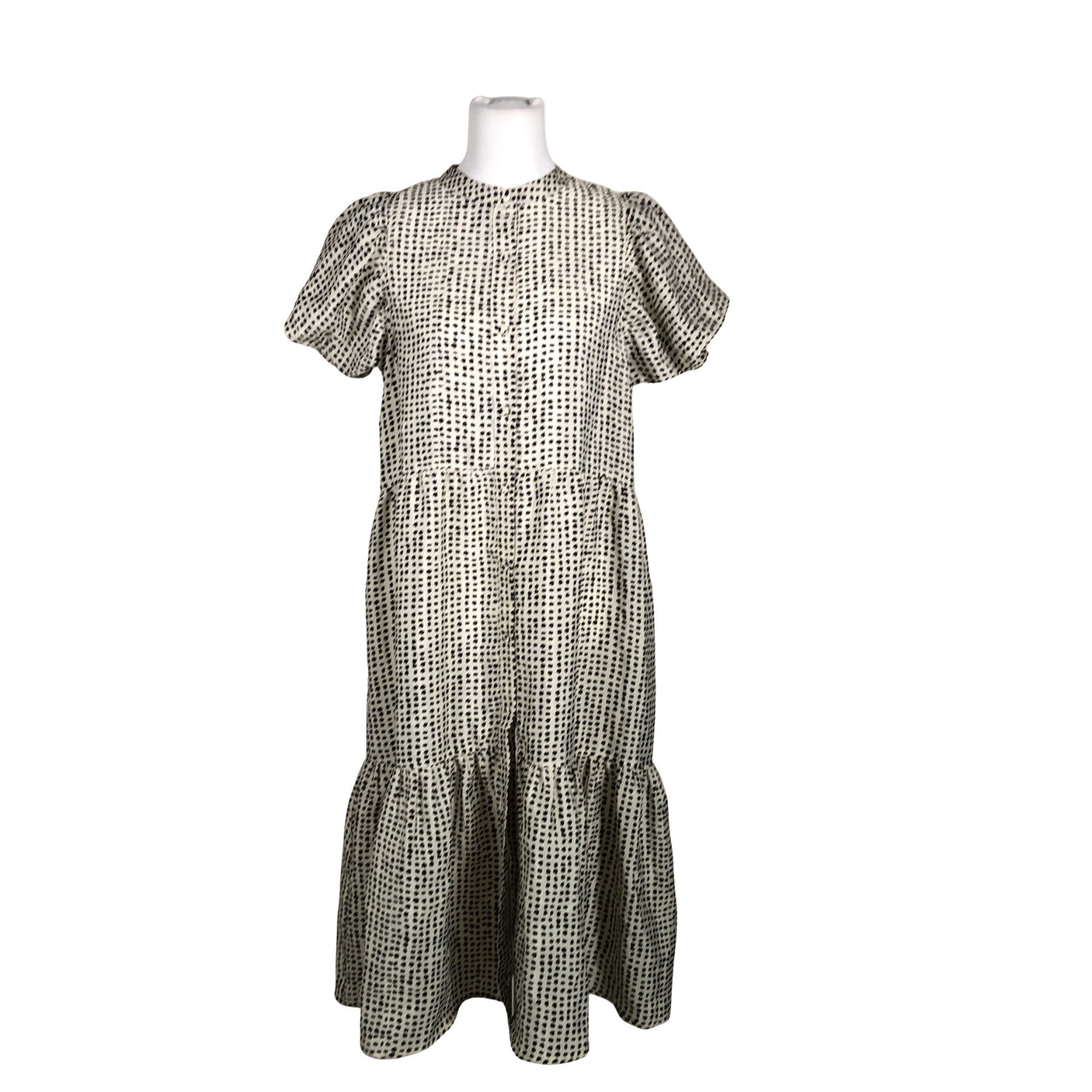 Unisex Second Female - Schiffon dress, size 40 - Beige (1)