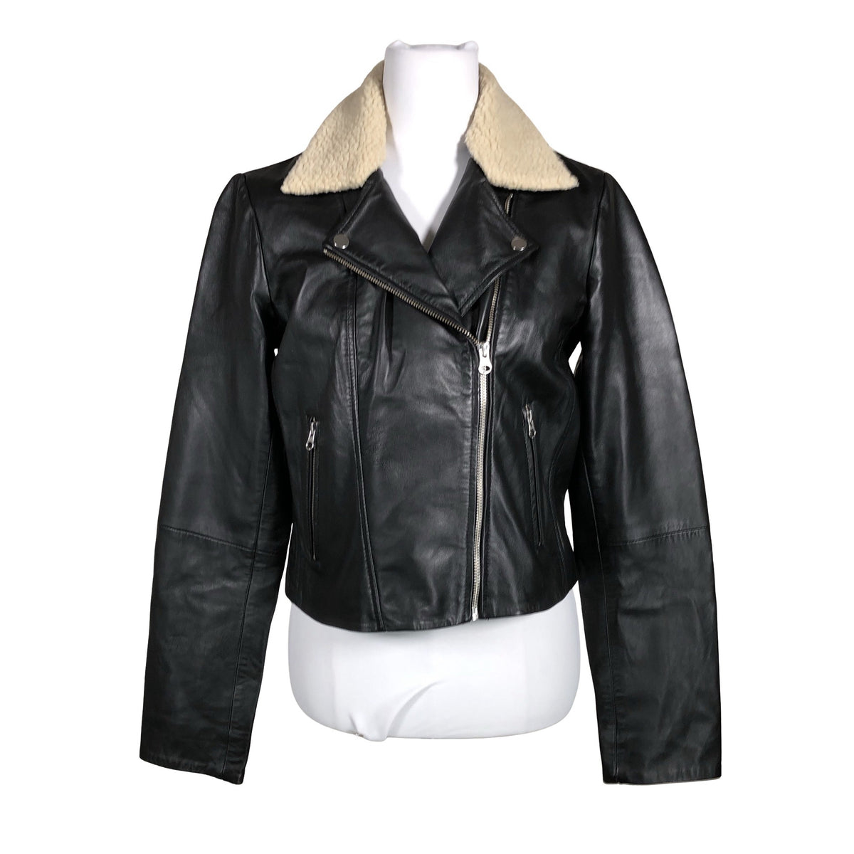 Unisex Fire&Glory - Leather jacket, size 38 - Black (1)