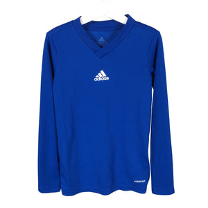 Unisex Adidas - Sports shirt, long sleeve, size 134 - 140 - Blue (1)