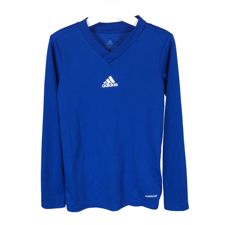 Unisex Adidas - Sports shirt, long sleeve, size 134 - 140 - Blue ()