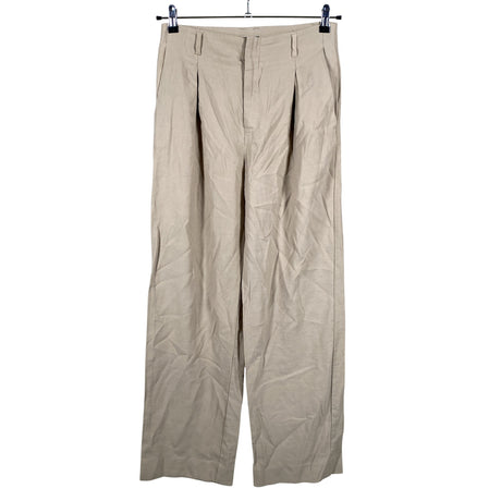 Unisex Lindex - Straight leg trousers, size 36 - Beige ()