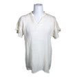 Unisex Soyaconcept - Short-sleeved blouse, size 36 - Natural white ()