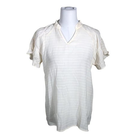 Unisex Soyaconcept - Short-sleeved blouse, size 36 - Natural white ()