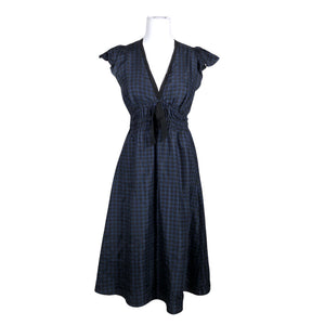 Unisex Sand - Schiffon dress, size 36 - Blue (1)