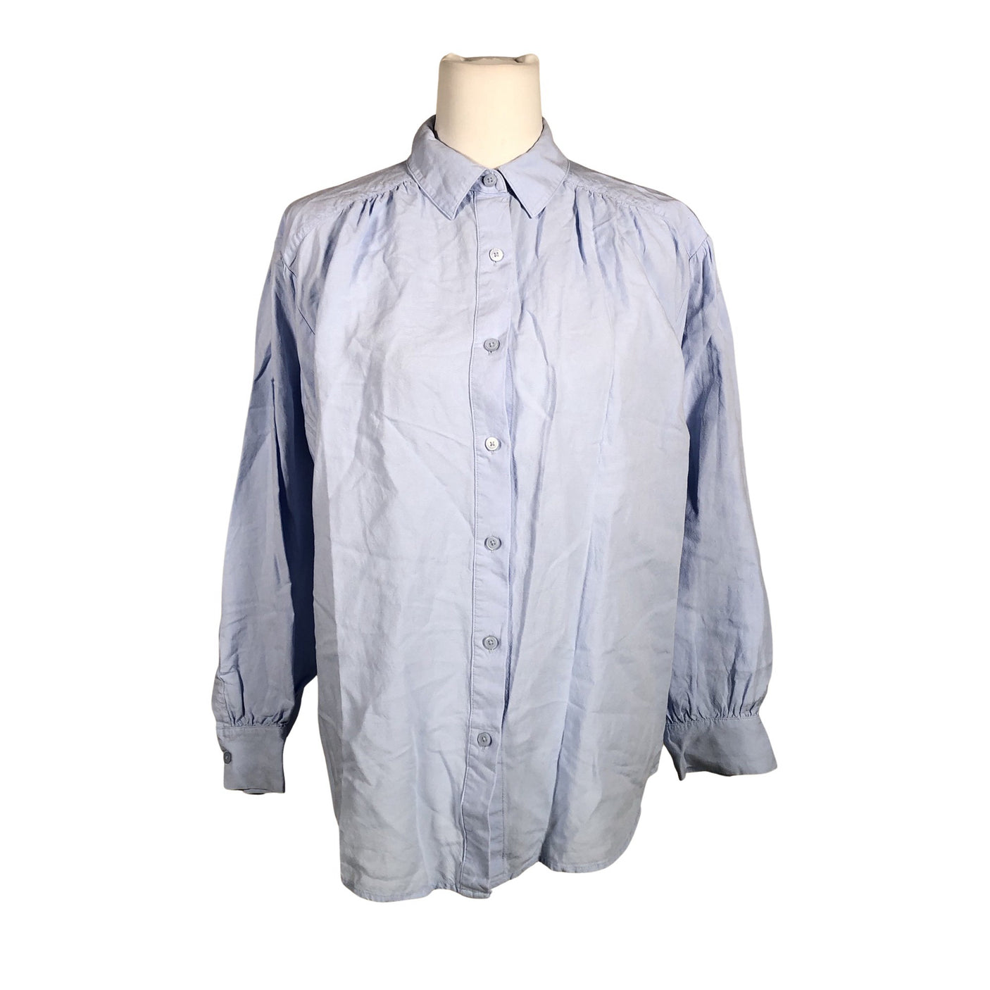 Unisex Uniqlo - Collared shirt, size 38 - Light blue (1)