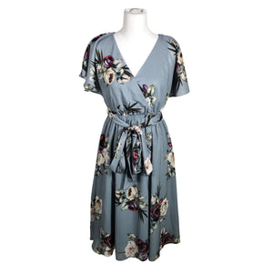 Unisex Goddiva London - Schiffon dress, size 40 - Turquoise (1)