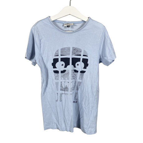 Unisex POMPdeLUX - T-shirt, size 122 - 128 - Light blue ()