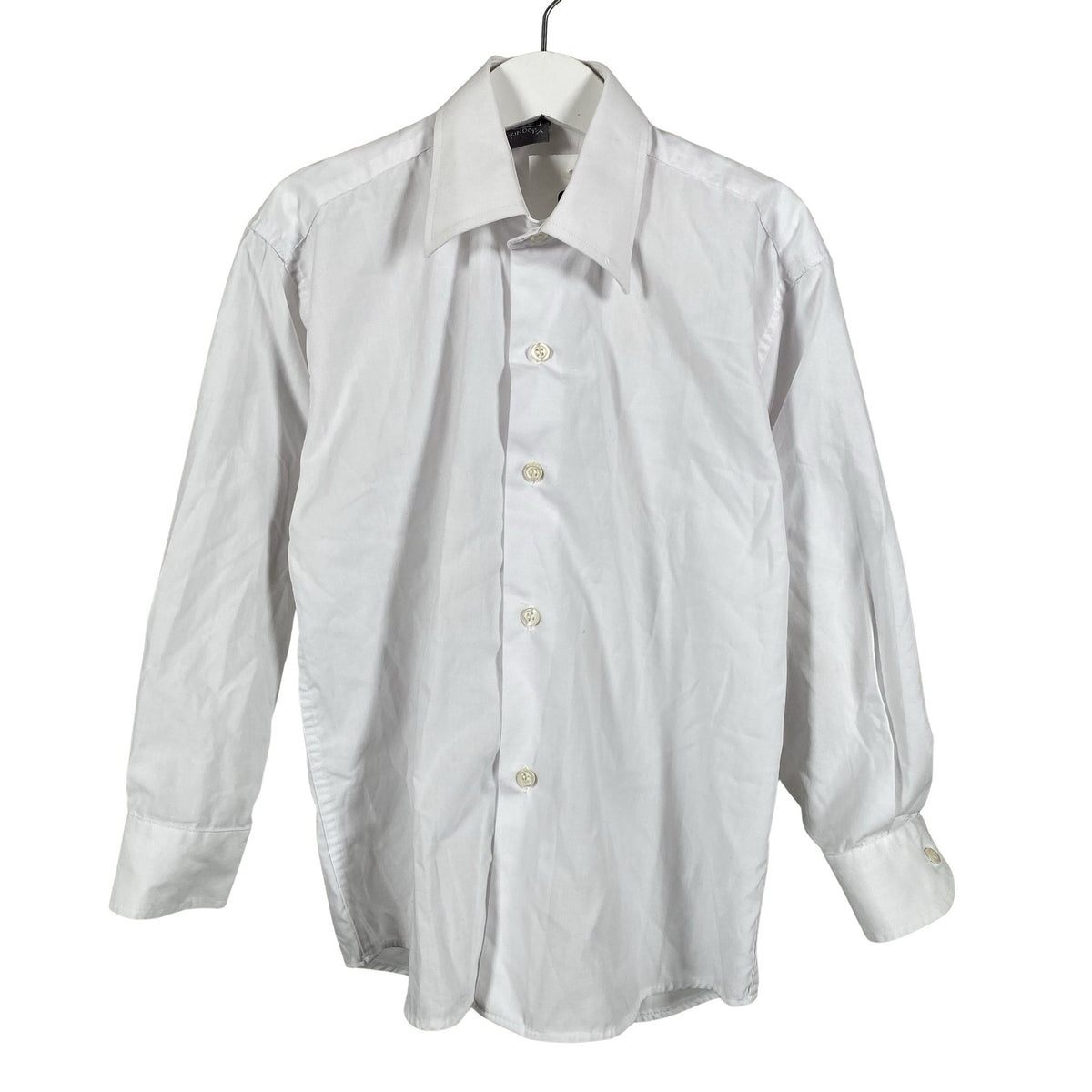 Unisex Kinderit - Collared shirt, size 122 - 128 - White (1)