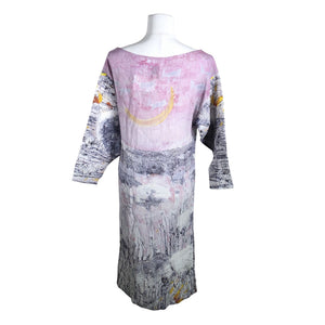 Unisex Hálo - Schiffon dress, size 36 - Violet (2)