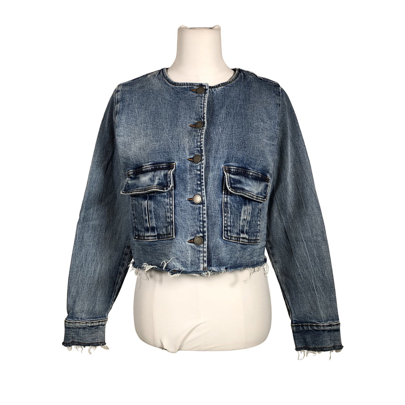 Unisex My Essential Wardrobe - Denim jacket, size 36 - Blue (1)