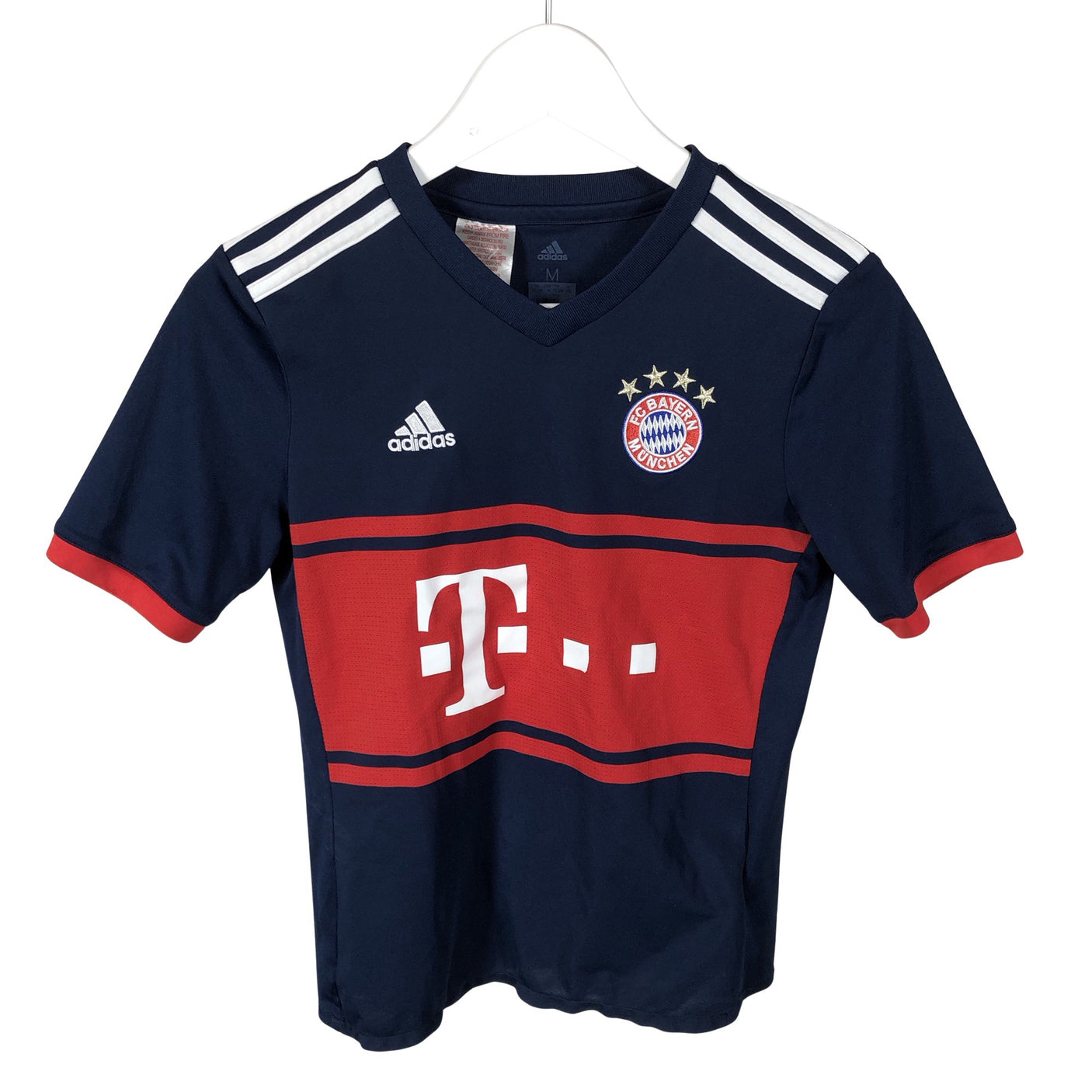 Unisex Adidas - Sports shirt, short sleeve, size 146 - 152 - Blue (1)